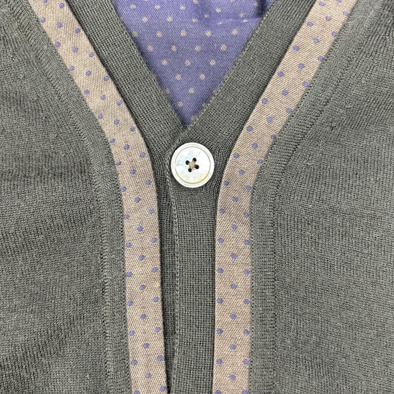 Hermes Dark Gray Cashmere Knit Vest XL — view 8