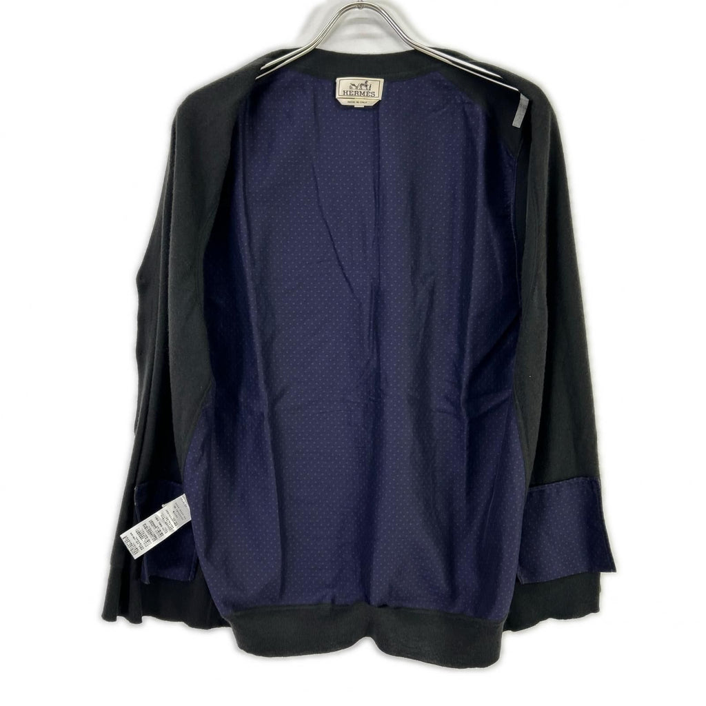 Hermes Dark Gray Cashmere Knit Vest XL — view 3