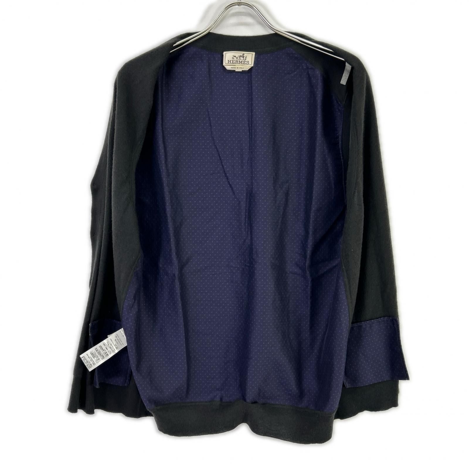 Hermes Dark Gray Cashmere Knit Vest XL — view 3
