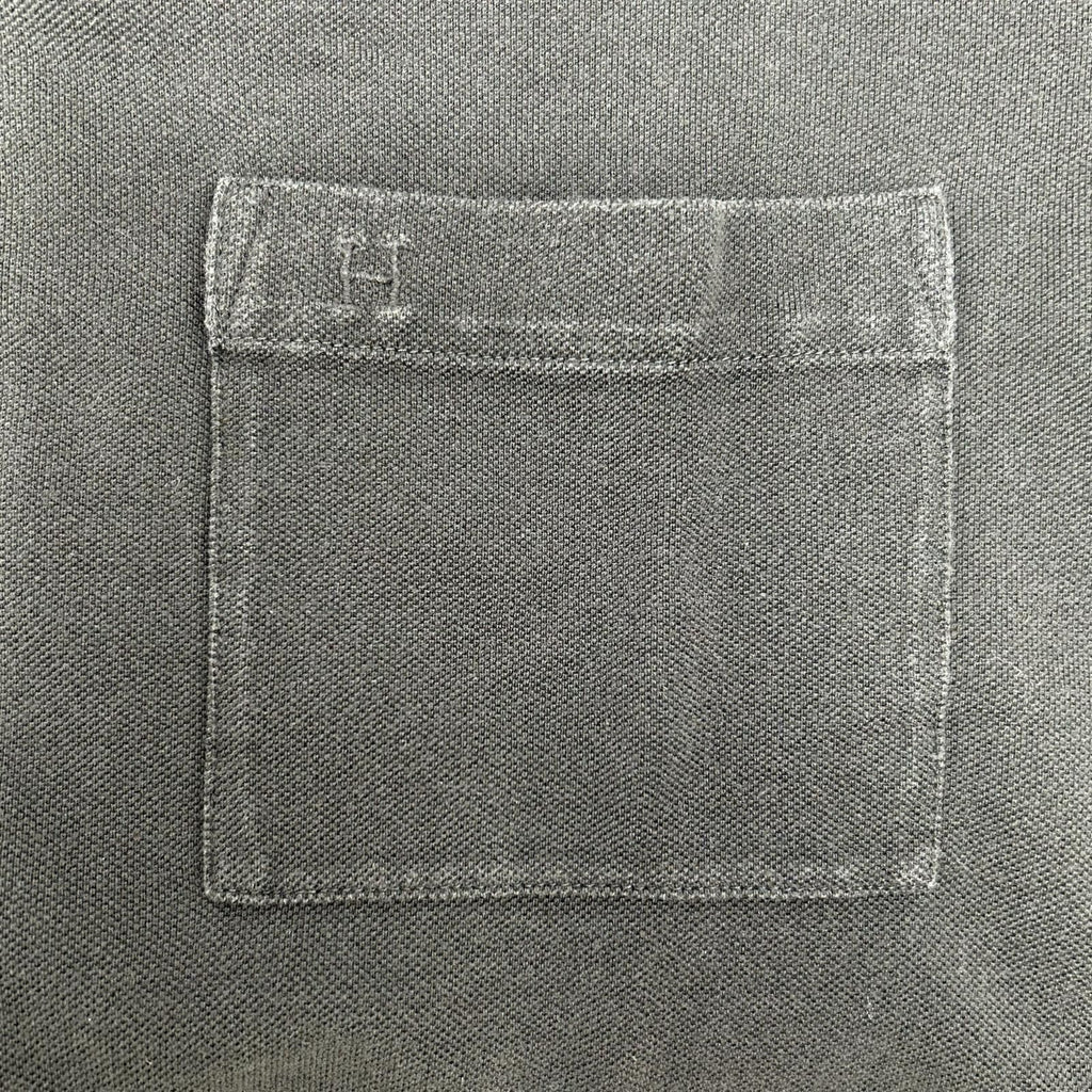 Hermes Black Pique Embroidery T-Shirt XL — view 7