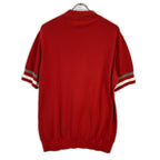 Hermes Red Cotton Mock Neck T-Shirt XL — view 2