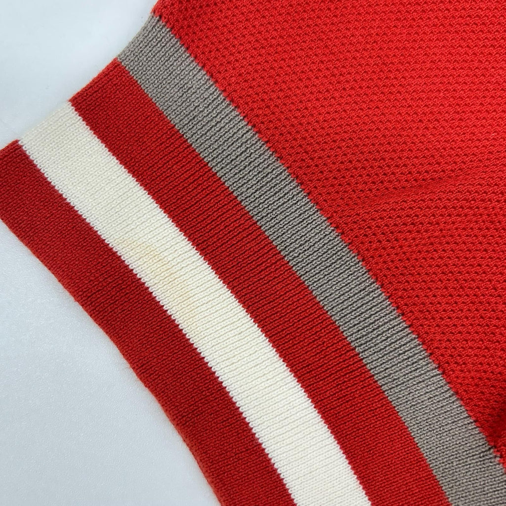 Hermes Red Cotton Mock Neck T-Shirt XL — view 6