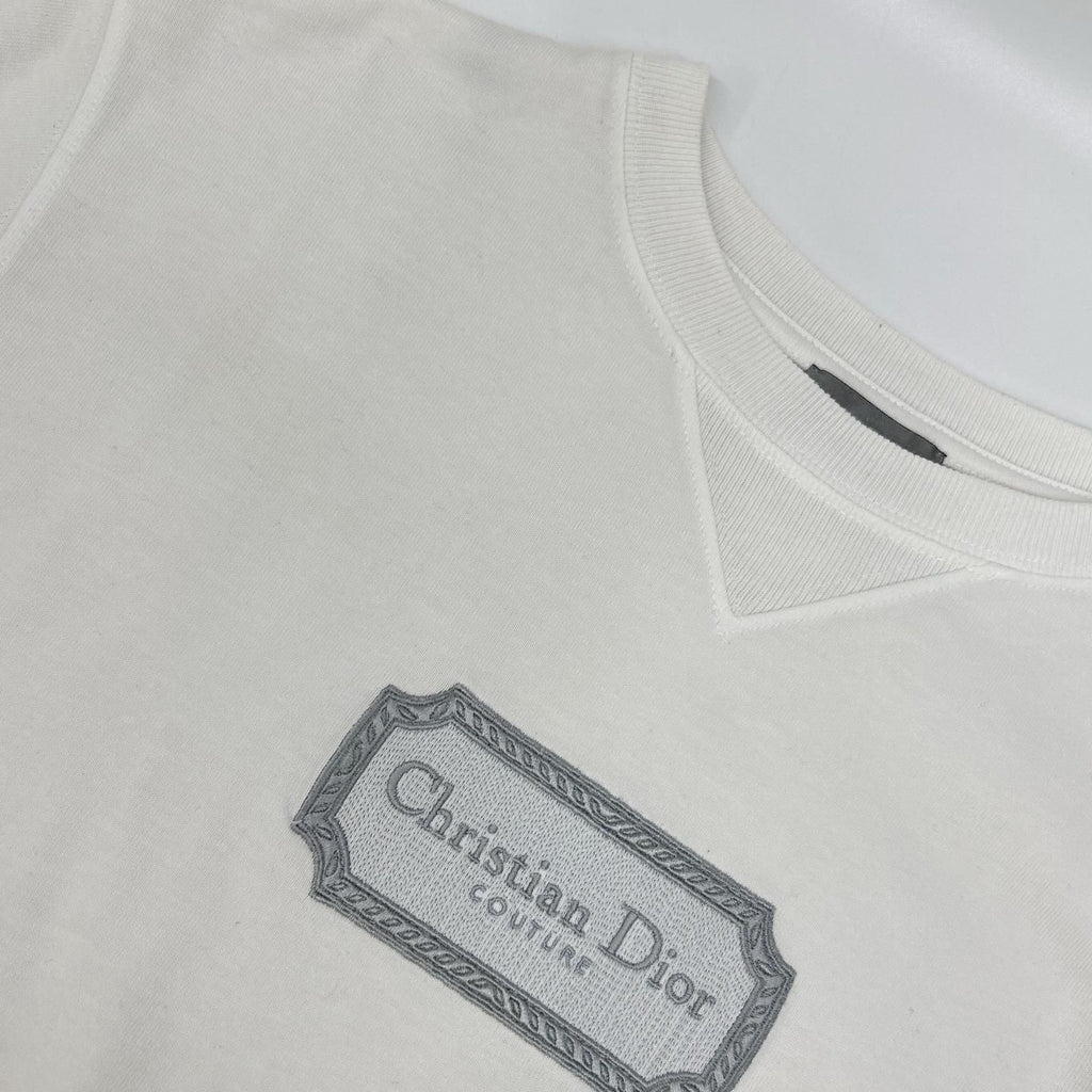 Dior White Couture T-Shirt XS — view 5