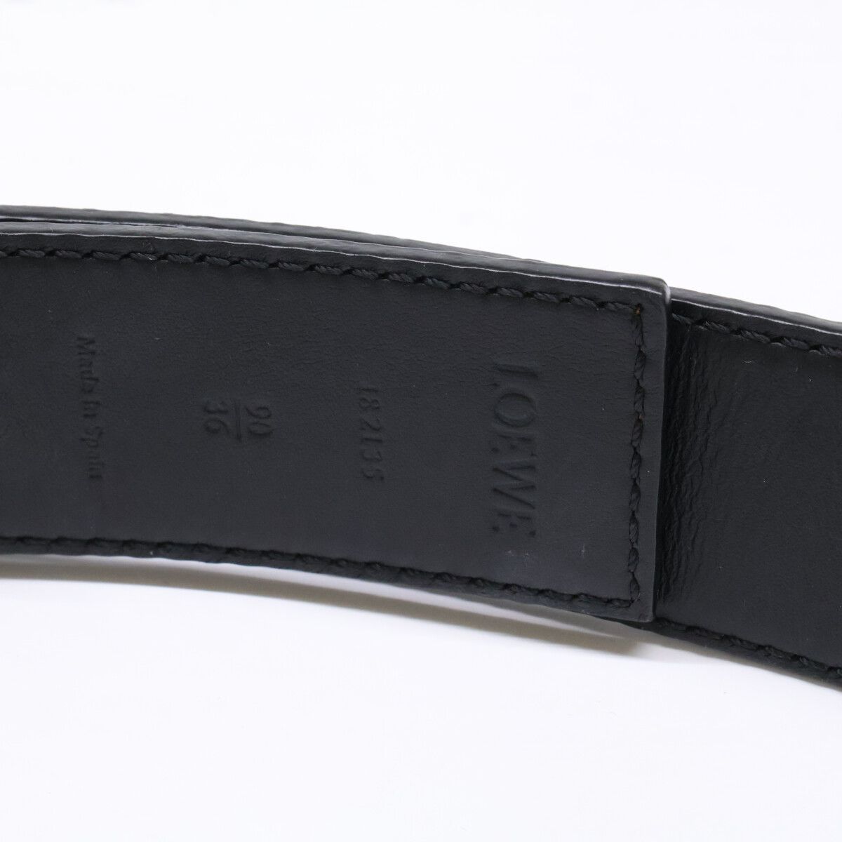 Loewe Reversible Anagram Smooth Calf &soft Grain Belt — view 7