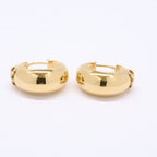 Celine Triomphe Gold Hoop Earring — view 7