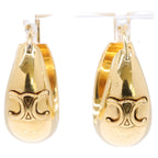 Celine Triomphe Gold Hoop Earring