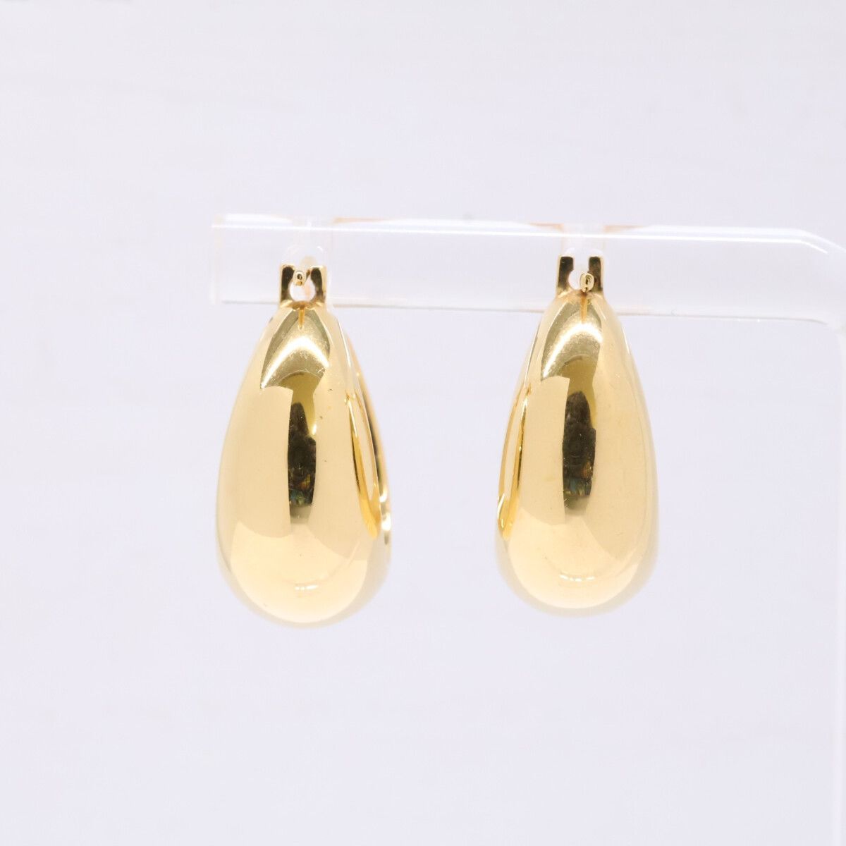 Celine Triomphe Gold Hoop Earring — view 4