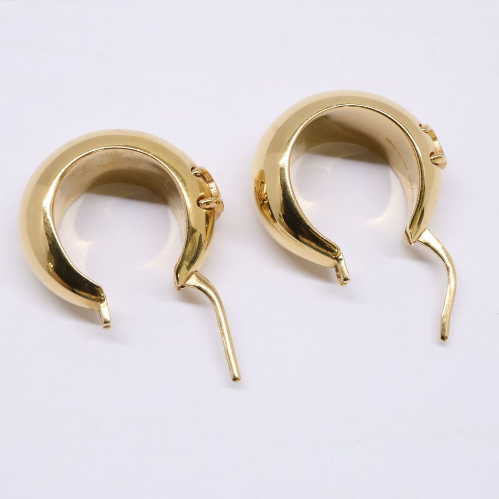 Celine Triomphe Gold Hoop Earring — view 8