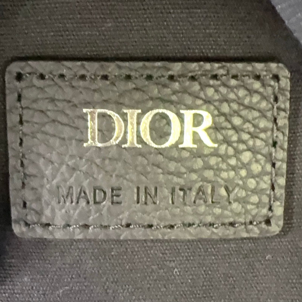 Dior Rider Oblique Jacquard Fabric Black Backpack Silver — view 4