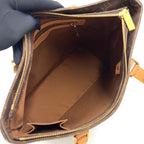 Louis Vuitton Cabas Piano Monogram Leather Brown Light Tote Gold — view 3