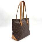 Louis Vuitton Cabas Piano Monogram Leather Brown Light Tote Gold — view 2
