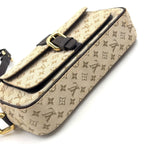 Louis Vuitton Juliette MM Monogram Mini Khaki Leather Canvas Dark Brown Beige — view 5
