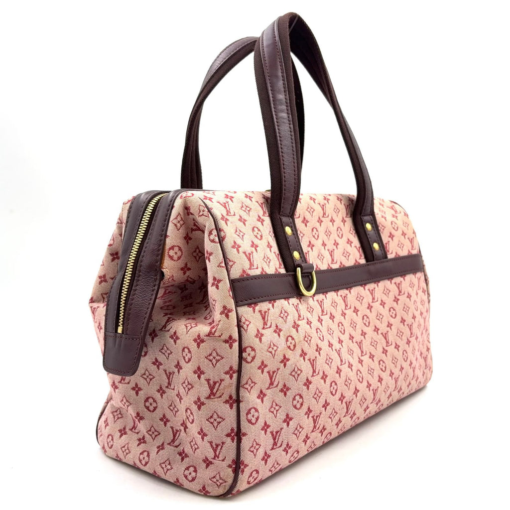 Louis Vuitton Josephine GM Monogram Mini Cerise Leather Canvas Bordeaux Handbag — view 2