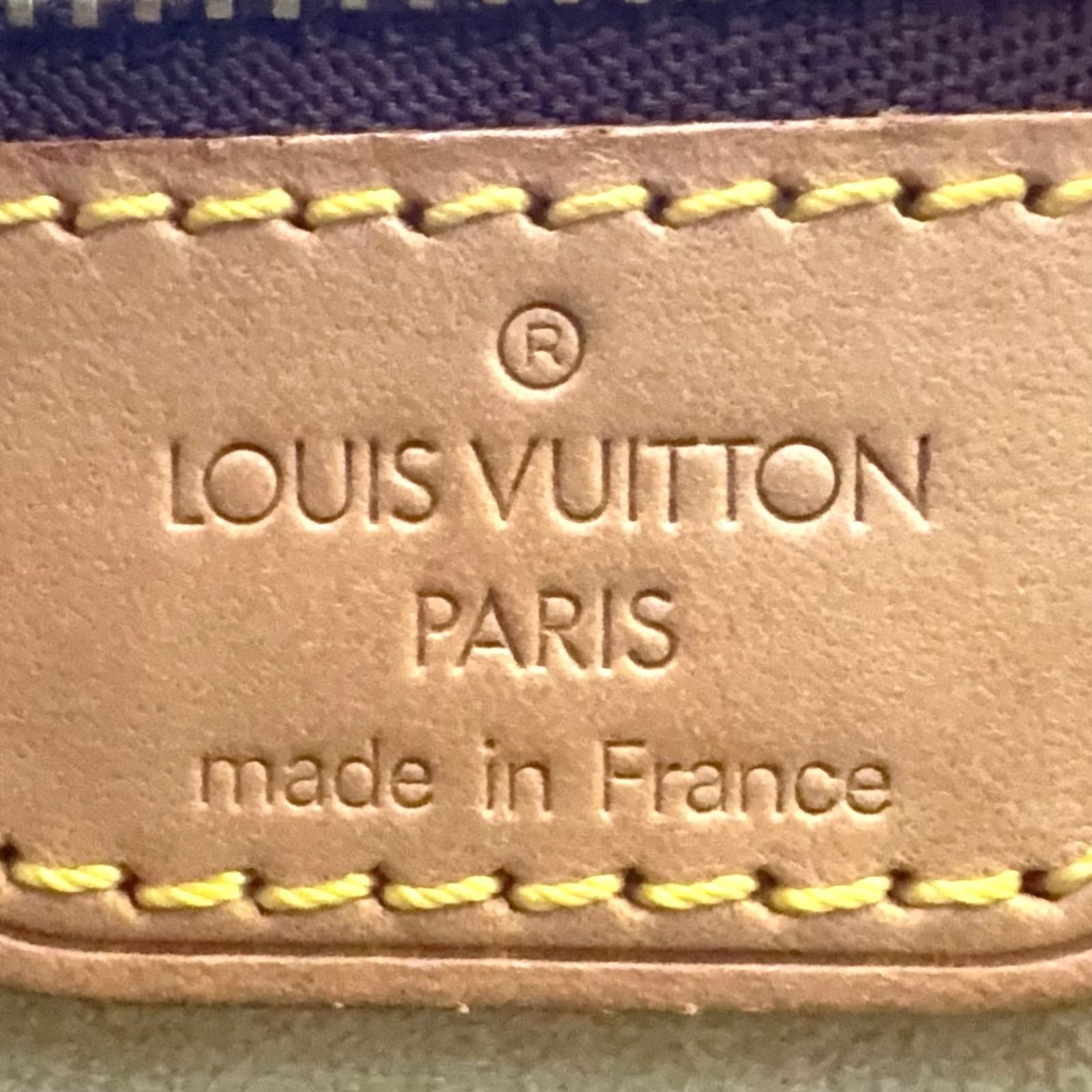 Louis Vuitton Looping MM Monogram Leather Brown Light Handbag Gold — view 4