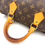 Louis Vuitton Speedy 30 Monogram Leather Brown Light Handbag Gold — view 8