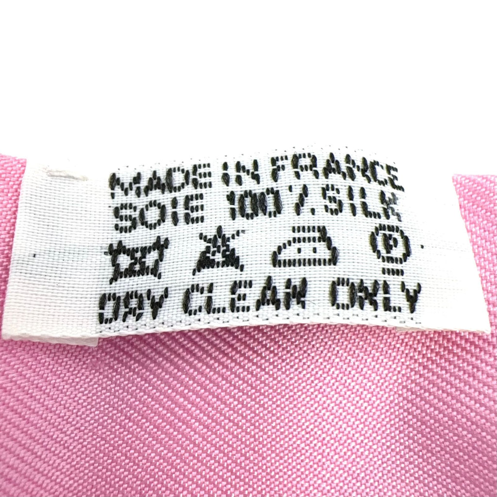 Hermes Twilly Bolduc Silk Pink Light Purple Scarf — view 4