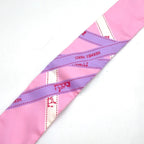 Hermes Twilly Bolduc Silk Pink Light Purple Scarf — view 8