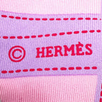 Hermes Twilly Bolduc Silk Pink Light Purple Scarf — view 3