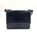 Loewe Vintage Flap Calfskin Black Shoulder Bag Gold