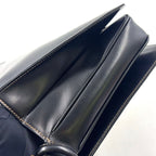 Loewe Vintage Flap Calfskin Black Shoulder Bag Gold — view 8