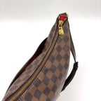 Louis Vuitton Blue Msbeli PM Damier Ebene Leather Brown Shoulder Bag Gold — view 8