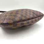 Louis Vuitton Blue Msbeli PM Damier Ebene Leather Brown Shoulder Bag Gold — view 5