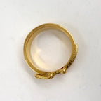 Hermes Ceinture Metal Gold Scarf Ring — view 5