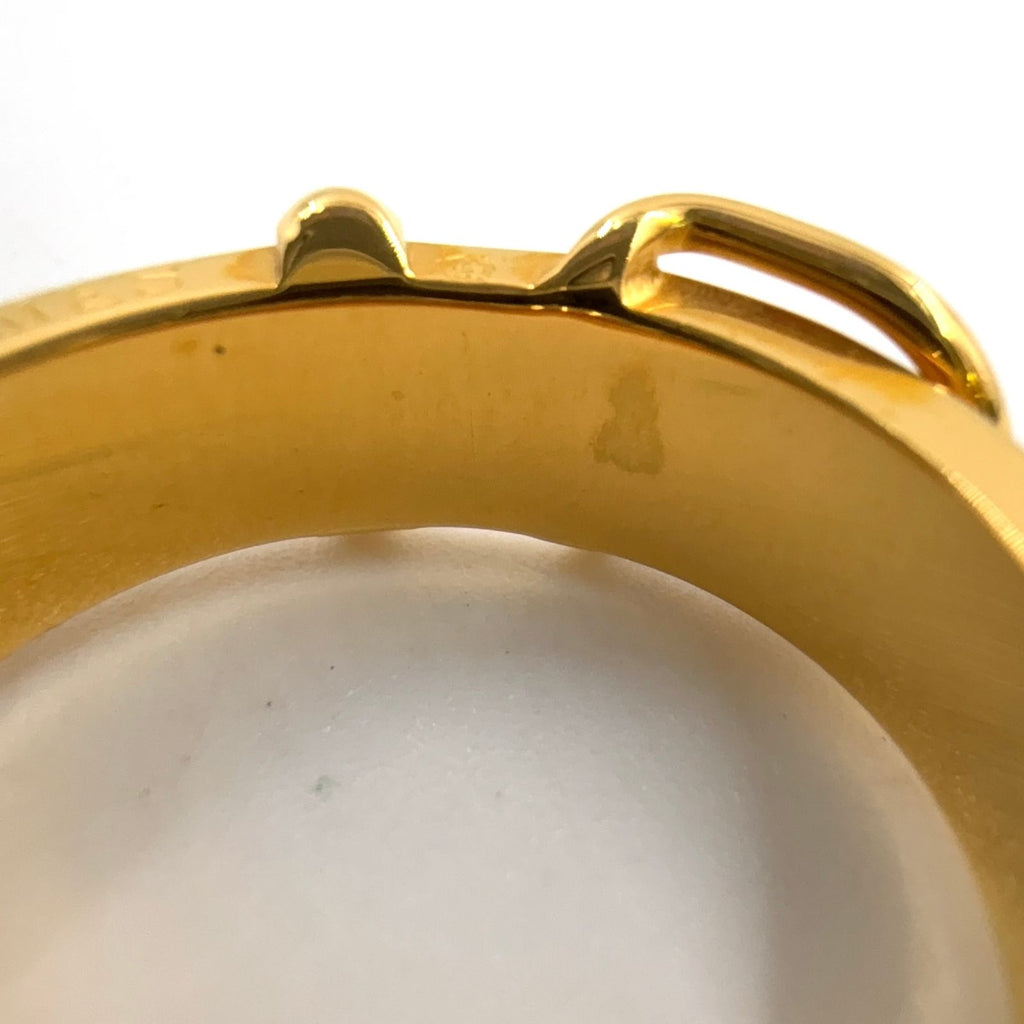 Hermes Ceinture Metal Gold Scarf Ring — view 7