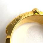 Hermes Ceinture Metal Gold Scarf Ring — view 6