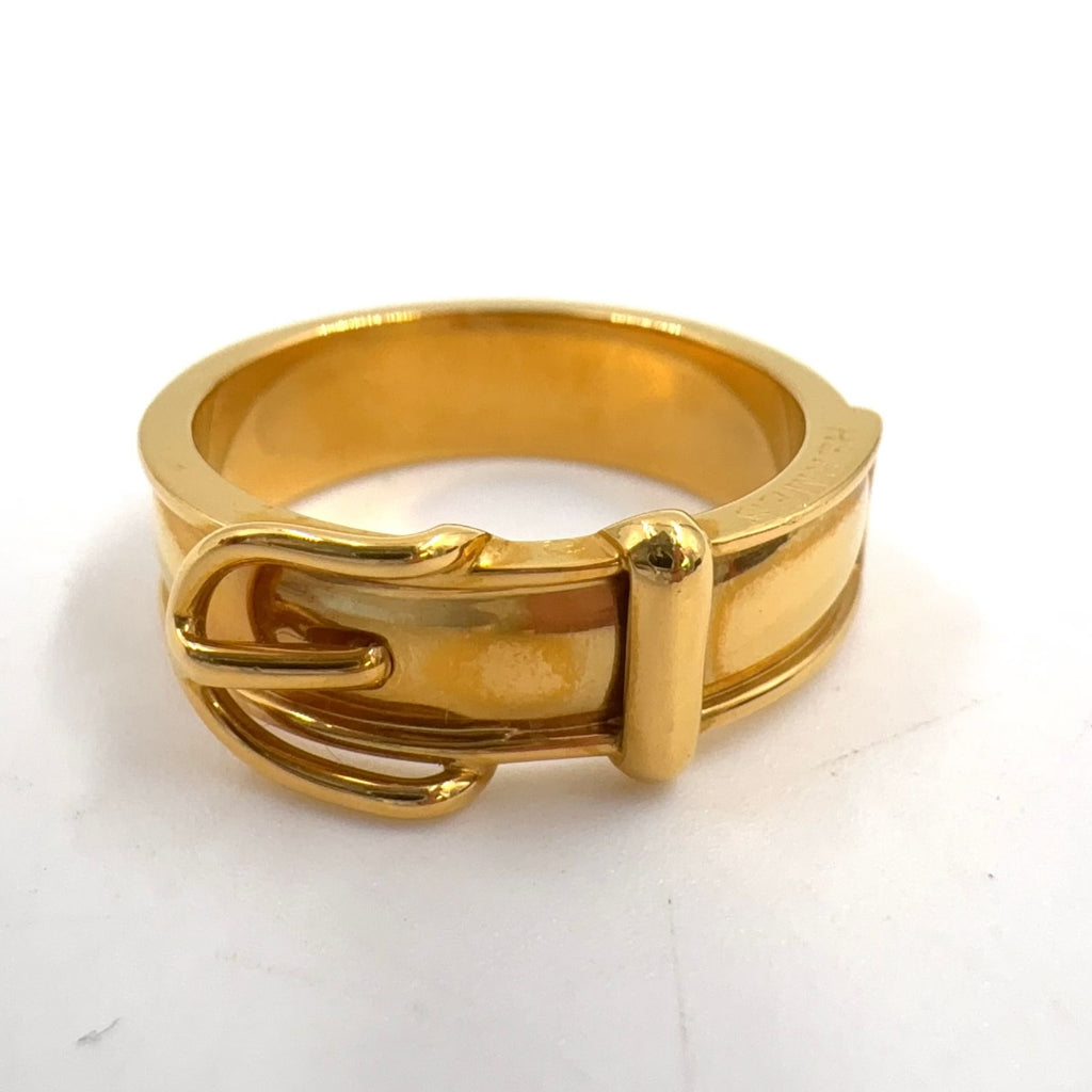 Hermes Ceinture Metal Gold Scarf Ring — view 3