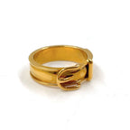 Hermes Ceinture Metal Gold Scarf Ring
