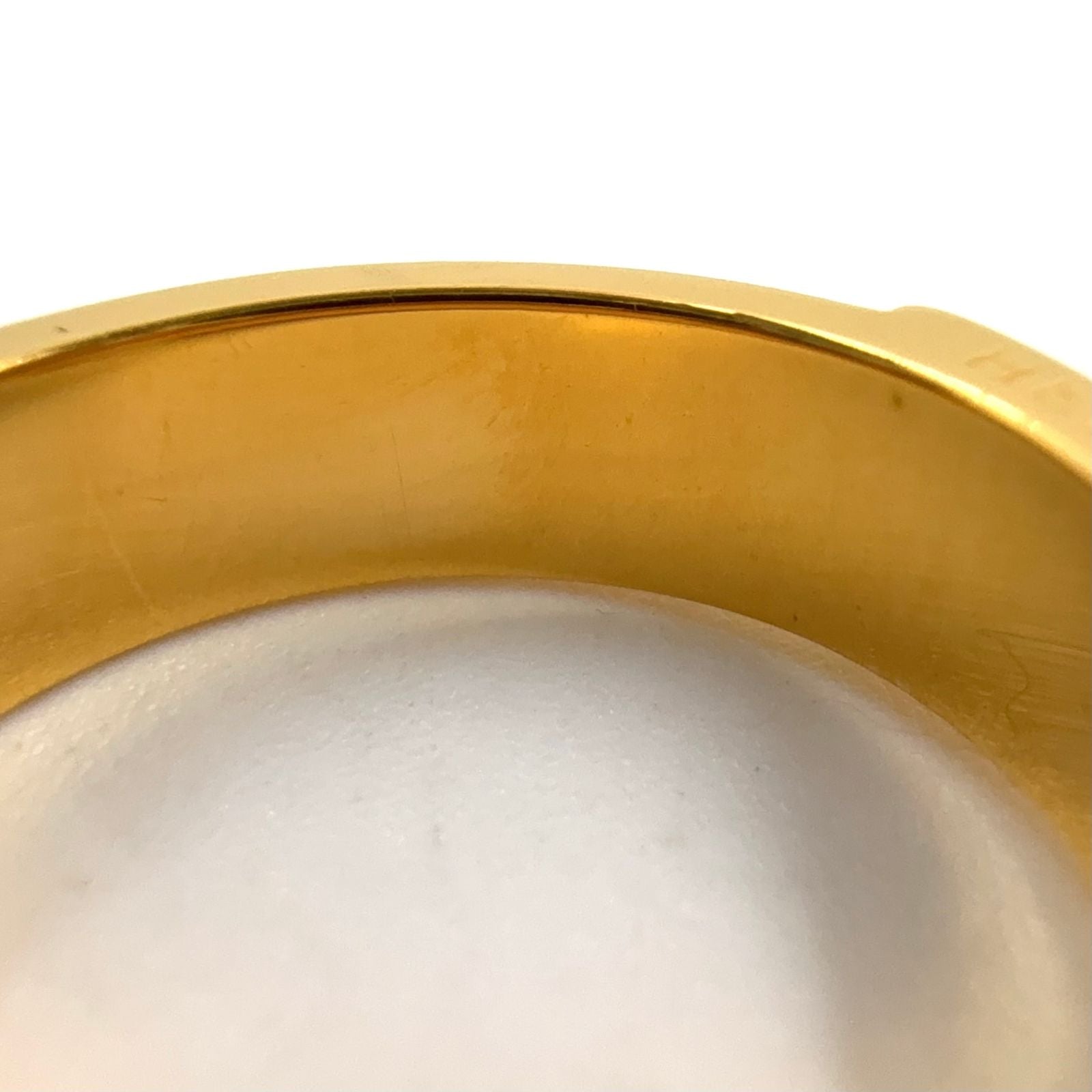 Hermes Ceinture Metal Gold Scarf Ring — view 8