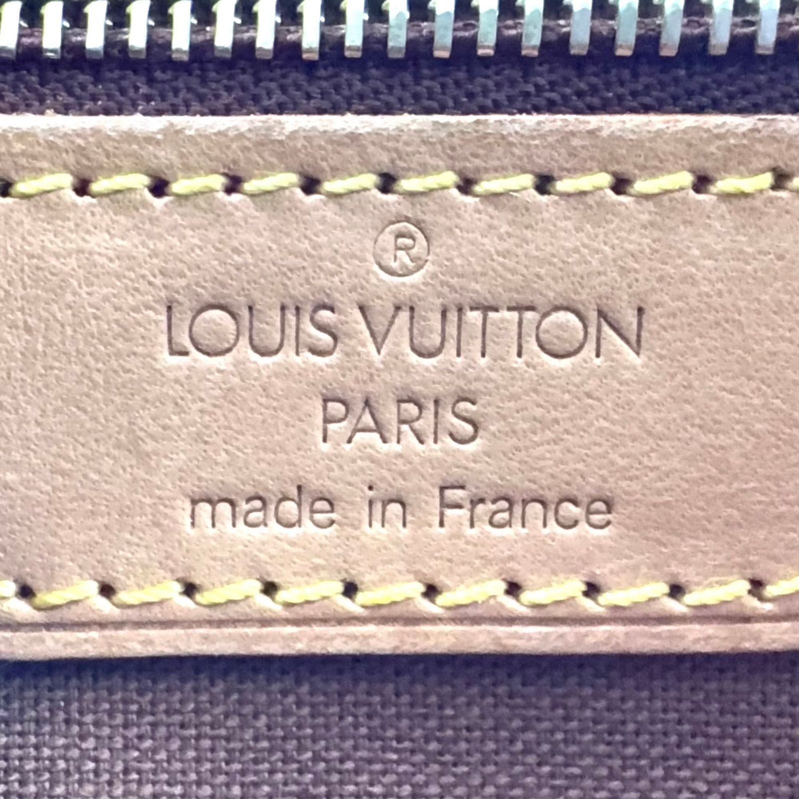 Louis Vuitton Sologne Monogram Leather Brown Light Shoulder Bag Gold — view 4