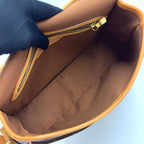 Louis Vuitton Sologne Monogram Leather Brown Light Shoulder Bag Gold — view 3