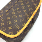Louis Vuitton Sologne Monogram Leather Brown Light Shoulder Bag Gold — view 8