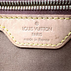 Louis Vuitton Cabas Piano Monogram Leather Brown Light Tote Gold — view 4