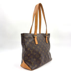 Louis Vuitton Cabas Piano Monogram Leather Brown Light Tote Gold — view 2
