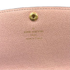 Louis Vuitton Portefeuille Emily Monogram Initials Leather Brown Light Pink — view 4