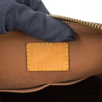 Louis Vuitton Odeon PM Monogram Leather Brown Light Shoulder Bag Gold — view 4
