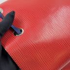 Louis Vuitton Neo Noe MM Epi Leather Blue Red Shoulder Bag Silver — view 8