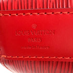 Louis Vuitton Sac Depot Epi Castilian Red Leather Shoulder Bag Gold — view 4