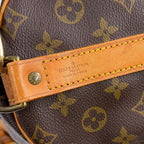 Louis Vuitton Keepall Bandouliere 55 Monogram Leather Brown Light Boston — view 4
