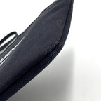 Saint Laurent Paris Rive Gauche Leather Canvas Black Clutch Silver — view 8