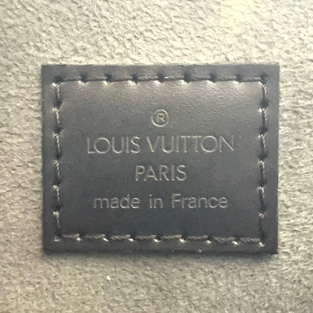 Louis Vuitton Jasmine Epi Noir Leather Black Handbag Gold — view 4