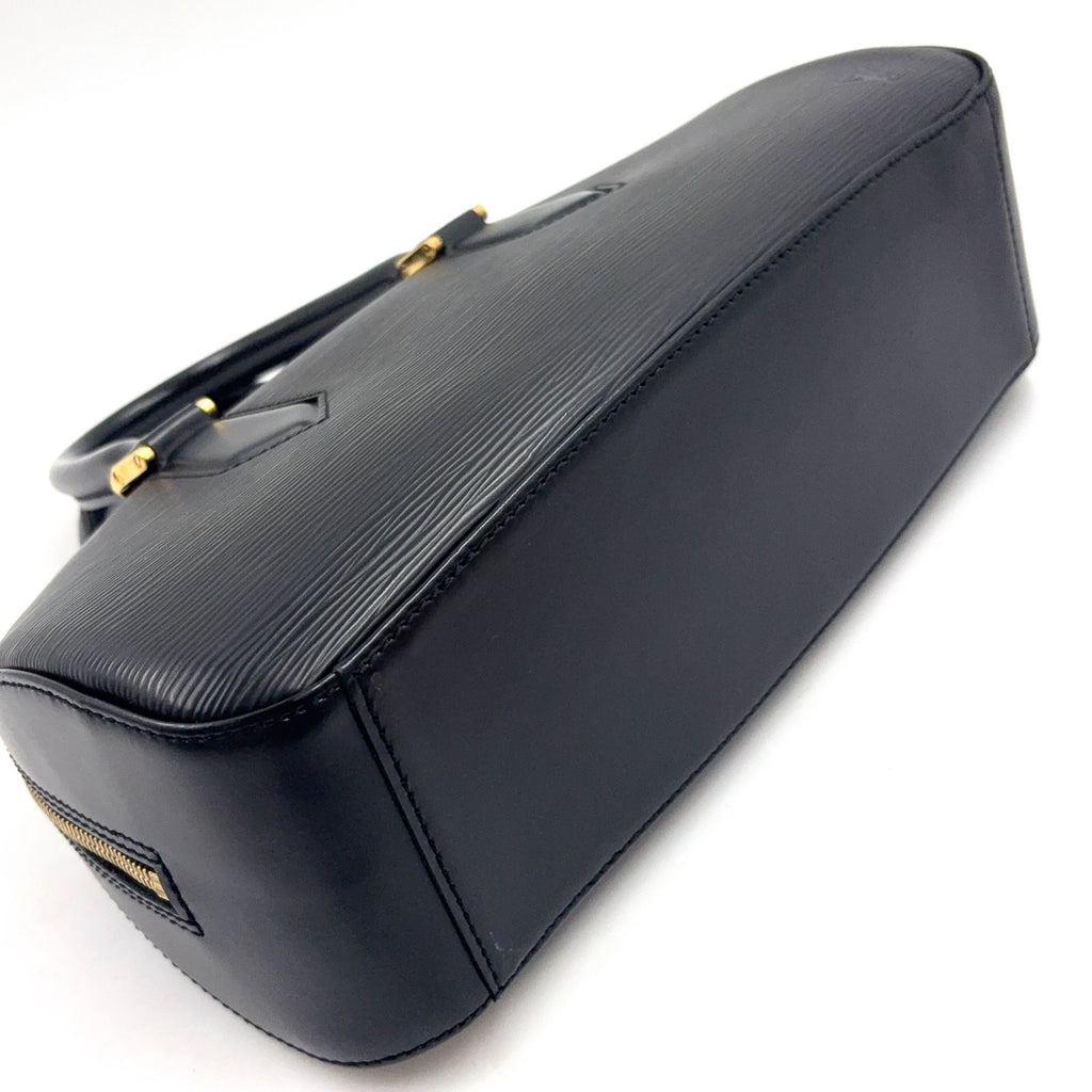 Louis Vuitton Jasmine Epi Noir Leather Black Handbag Gold — view 5