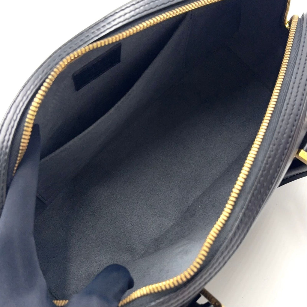 Louis Vuitton Jasmine Epi Noir Leather Black Handbag Gold — view 3