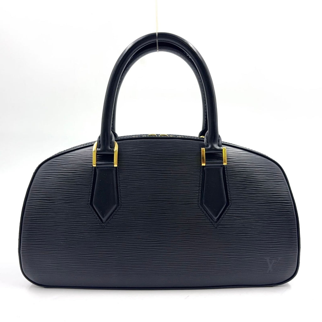 Louis Vuitton Jasmine Epi Noir Leather Black Handbag Gold