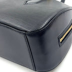 Louis Vuitton Jasmine Epi Noir Leather Black Handbag Gold — view 8