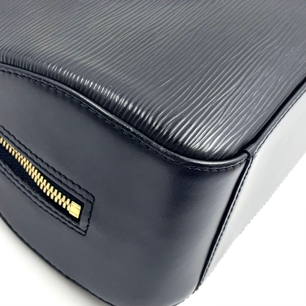Louis Vuitton Jasmine Epi Noir Leather Black Handbag Gold — view 7