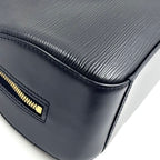 Louis Vuitton Jasmine Epi Noir Leather Black Handbag Gold — view 7